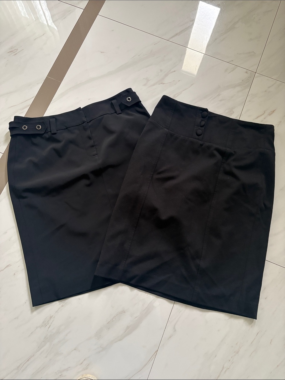 Etcetera Black Pencil Skirt Duo — Sleek Office Staples